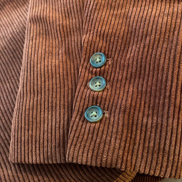 NWT, Abbot Elementary Men’s rust corduroy blazer/jacket.  lined, front pockets - Picture 5 of 12